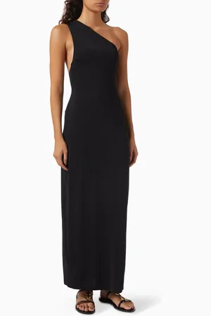Haight Sofia One-shoulder Maxi Dress in Jersey