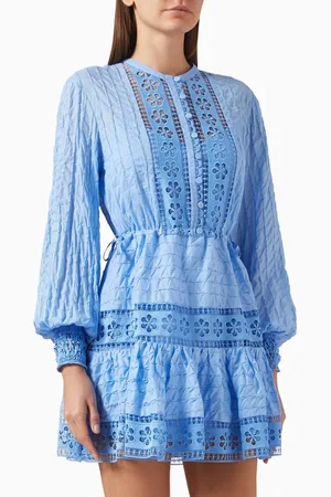 CHARO RUIZ IBIZA Begonne Broderie Anglaise Mini Dress