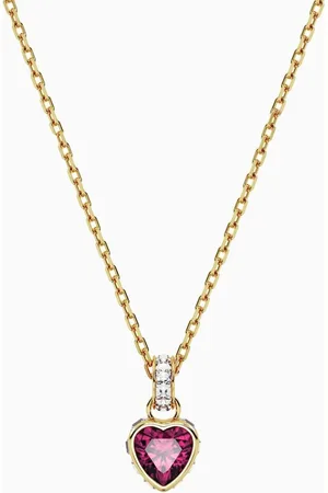 Swarovski Stilla Heart Pendant Necklace in Gold-plated Metal