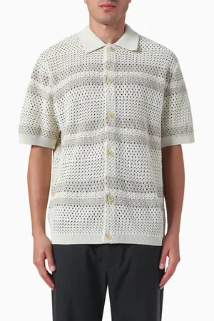 Les Deux Gianni Shirt in Cotton-blend Knit