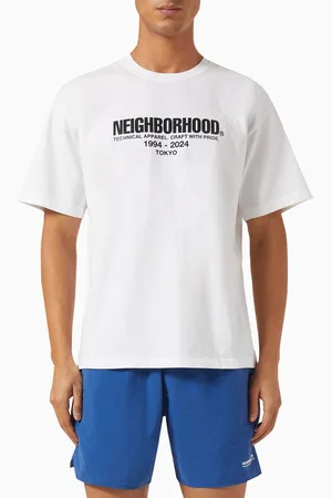 NEIGHBORHOOD Logo-print T-shirt in Cotton-jersey