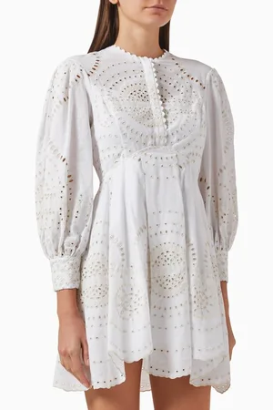 CHARO RUIZ IBIZA Ashai Mini Dress in Cotton Blend