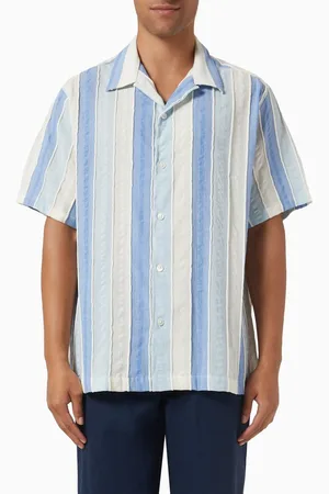 Foret Peer Jacquard Shirt in Organic-cotton