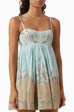 Hemant & Nandita Printed Mini Dress