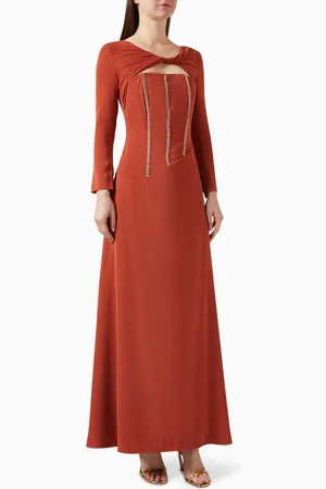 Amri Embellished Cut-out Maxi Dress