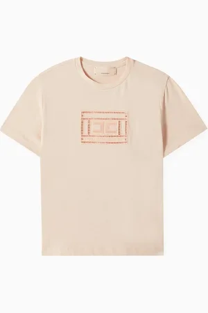 Elisabetta Franchi Logo T-shirt in Cotton
