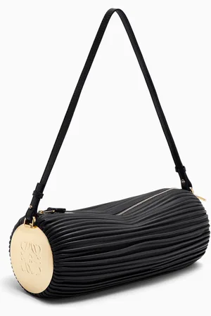 Loewe Bracelet Pouch in Pleated Nappa & Brass