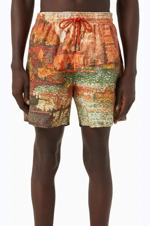 Vilebrequin Moopea Printed Swim Shorts in Recycled Nylon