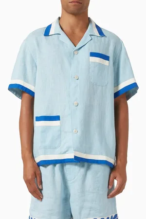 BODE Seedling Stripe Shirt in Linen