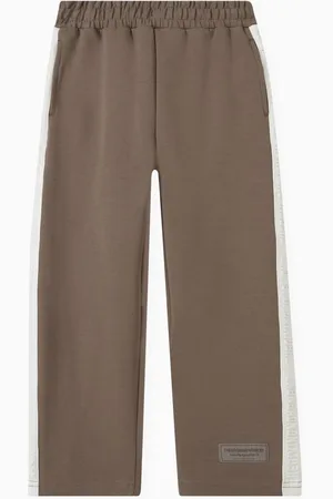 The Giving Movement Embossed Track Pants in Cotton Blend