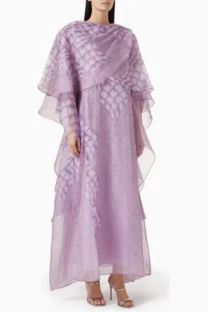Tha Seen Printed Cape Kaftan