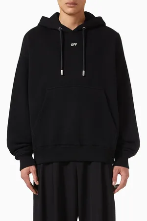 OFF-WHITE Croco Arrow Skate Hoodie in Cotton