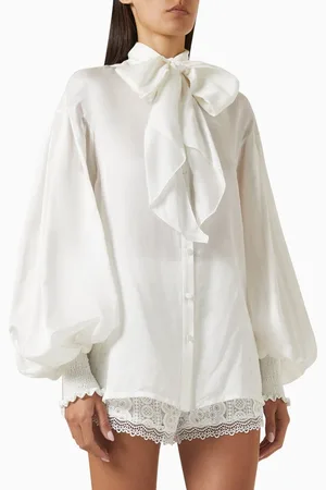 CHARO RUIZ IBIZA Bommie Blouse in Cotton Blend