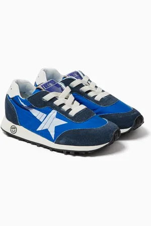 Golden Goose Marathon Sneakers in Nylon & Suede