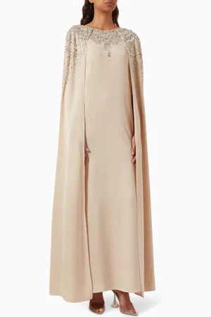 Vione Risa Embellished Cape Kaftan