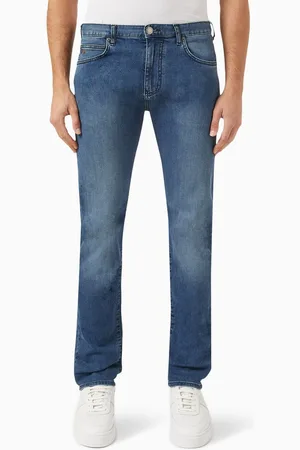 Emporio Armani Regular Fit Jeans in Stretch Denim