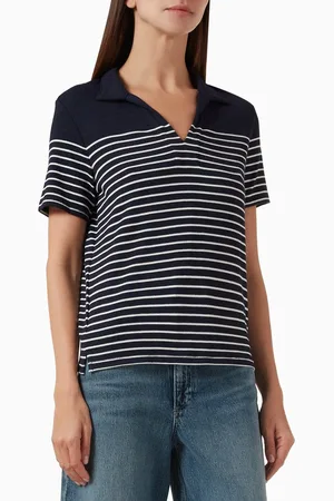 RAG&BONE The Knit Striped Polo Shirt