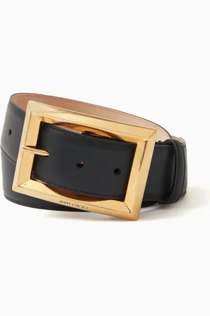 Jimmy Choo Arlie Buckle Belt in Leather