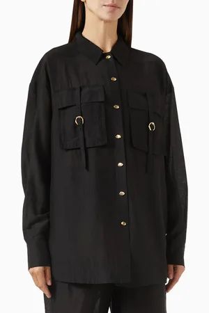 AJE Nya Utility Shirt in Tencel Blend