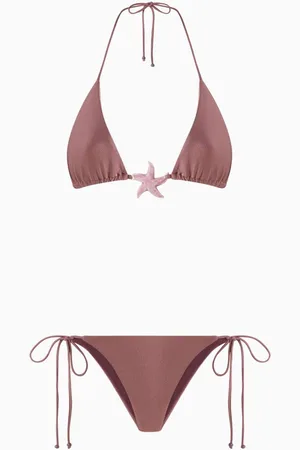 Leslie Amon Star Bikini Set in Stretch Nylon
