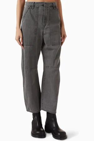 ENZA COSTA Smoked Utility Pants in Cotton