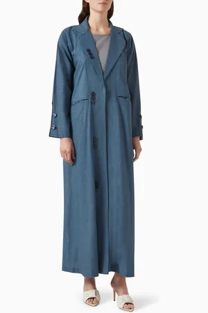 Rauaa official 3-piece Abaya Set in Linen