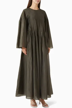 COS Fluid Pintucked Maxi Dress
