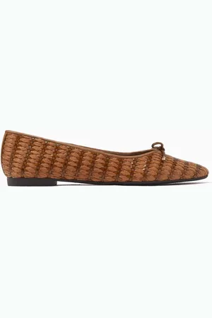 Schutz Arissa Ballet Flats in Raffia
