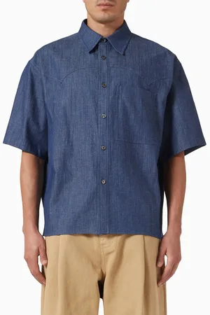 LE 17 SEPTEMBRE Western Yoke Shirt in Denim