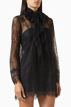 CHARO RUIZ IBIZA Miselle Mini Dress in Lace