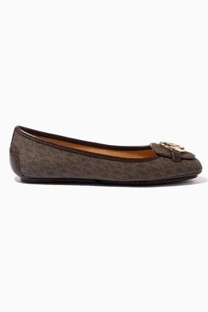 Michael Kors Lillie Ballet Flats in Signature Monogram Canvas