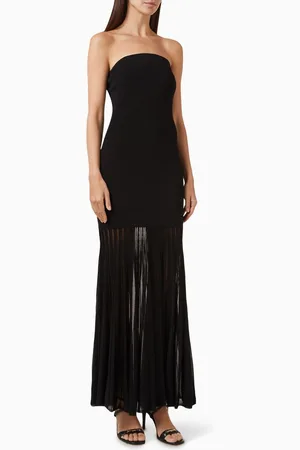 Michael Kors Strapless Maxi Dress in Stretch Knit