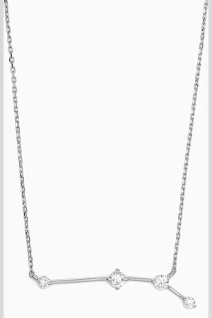 Fergus James Aries (23 March - 19 April) Constellation Diamond Necklace in 18kt Yellow