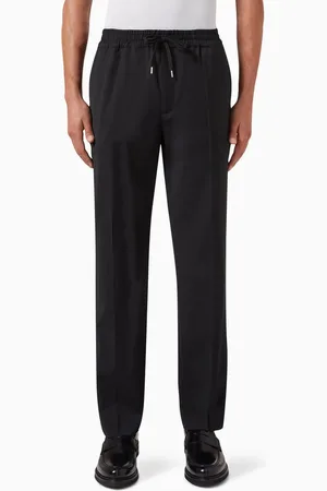 Sandro Alpha Drawstring Pants in Wool-blend