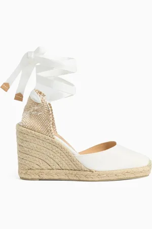 Castaner Carina 80 Wedge Espadrilles in Cotton Canvas