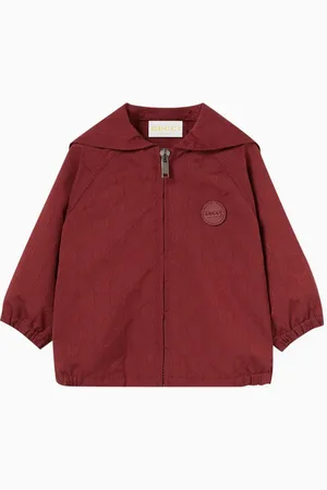 Gucci Zip-through GG Jacket in Nylon Twill