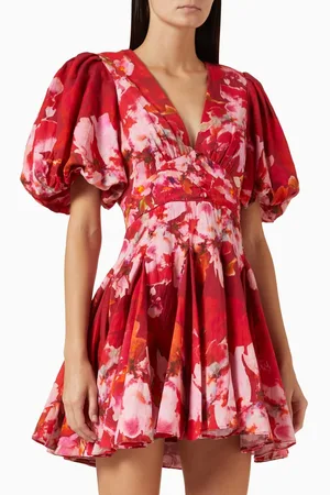 Hemant & Nandita Tuhi Mini Dress in Cotton-blend