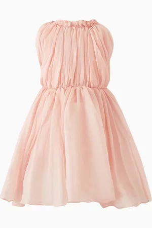 RASPBERRY PLUM Seline Flared Dress in Mesh