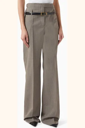 Prada High-rise Pants in Wool Blend