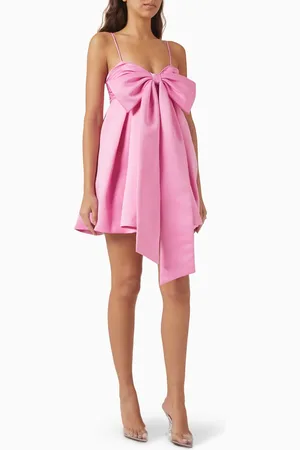 AMUR Rose Baby Doll Mini Dress