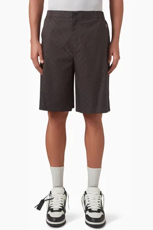 OFF-WHITE Bowling Shorts in Cotton-blend Jacquard