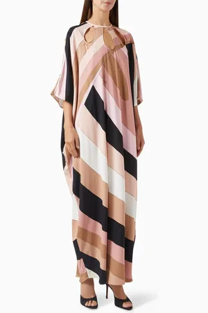 Puccini Iride-print Kaftan in Silk