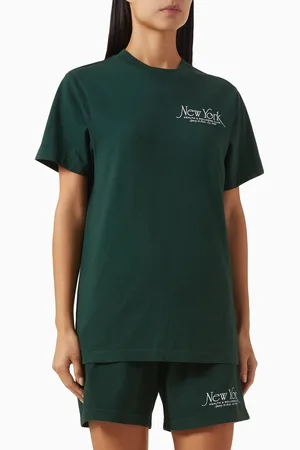 Sporty & Rich NY 94 T-shirt in Cotton-jersey
