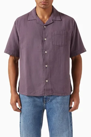 Corridor Hopsack Shirt in Cotton