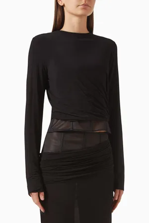 CHRISTOPHER ESBER Coiled Corset T-shirt in Jersey