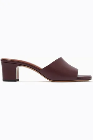 PARIS TEXAS Ava 50 Mule Sandals in Leather