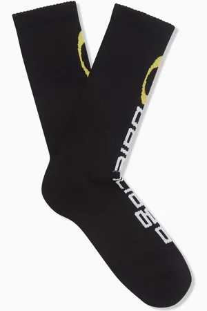 Balenciaga Tracksuit Logo Socks in Stretch-cotton