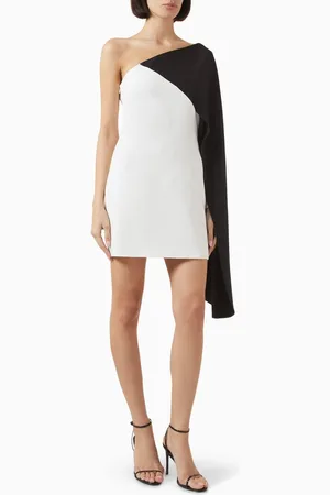 ET OCHS Erica One-shoulder Mini Dress in Cady