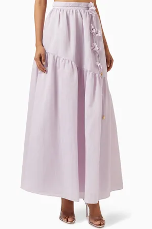 AJE Splendour Belted Maxi Skirt