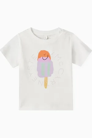 Stella McCartney Ice Cream Stick Graphic-print T-shirt in Cotton